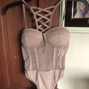 Fashion Nova Mauve Bodysuit